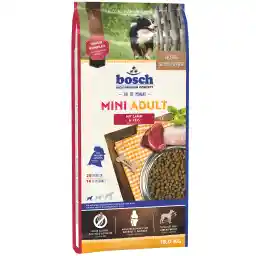غذای خشک سگ بوش مدل Mini Adult Lamb and Rice وزن 15 کیلوگرم