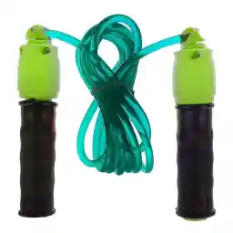 طناب ورزشی بدنسازی رجال روکش دار RJL | مشکی/سبز