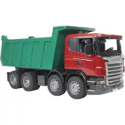 ماشین بازی برودر مدل کامیون تخلیهکننده Scania