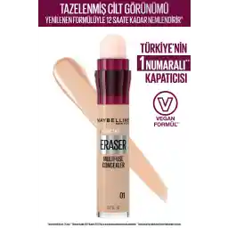 کانسیلر فوری ضد پیری Maybelline New York - 01 Light