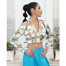 تاپ برش هندسی زنانه The Drop توسط @thepeckingorder