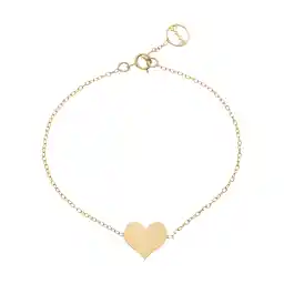 دستبند طلا 18 عیار زنانه پرسته مدل WBC16