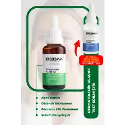 سرم سفت کننده و متعادل کننده سبوم بی باک فارما 5% نیاسینامید + 1% زینک پیکا 30 میلی لیتر