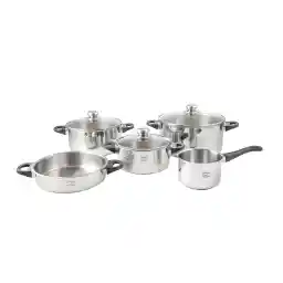 سرویس پخت و پز 8 پارچه پارس استیل مدل سه لایه کد 08