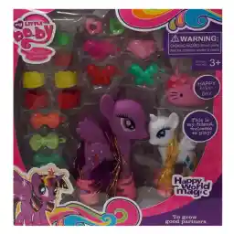 عروسک طرح اسب پونی مدل XQA1167 ارتفاع 25 سانتیمتر