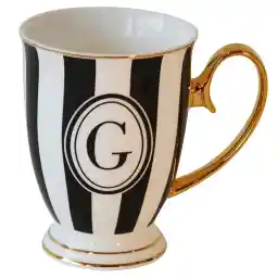 ماگ بامبی داک طرح راه راه مدل Letter G