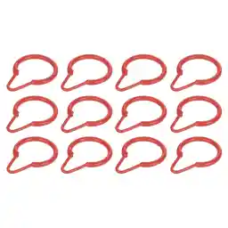 گیره پرده حمام فرش مریم طرح 1 بسته 12 عددی