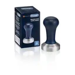 دستکاری قهوه استیل ضد زنگ De'Longhi DLSC058 با دسته چوبی، آبی/نقره ای