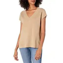 جلیقه پلیور زنانه یقه V دراپ