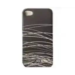 کاور موبایل اس اف دی آی شیلد مشکی طرح دار مخصوص آیفون 4S