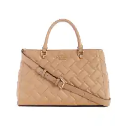 GUESS Womens ALANNA Satchel Bag