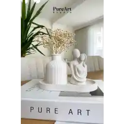 Pure Art İskandinav Dekoratif Vazo ve Biblo Seti