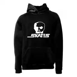 هودی ورزشی اسکیت برد فشن لاین SKTB 38 | مشکی/سفید