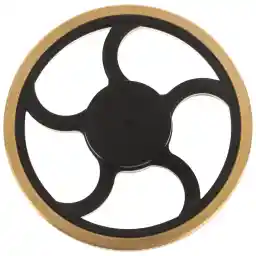 Moti Reticular Gold Black Hand Spinner