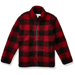 Amazon Essentials Boys and Toddlers' Fleece Lined Sherpa Full-Zip Jacket