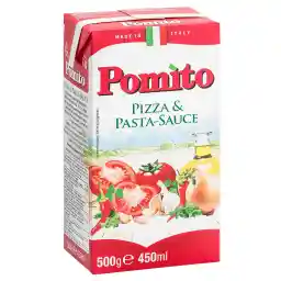 Pomi Pomito Pizza & Pasta Sauce, Authentic Italian Flavor - 500 g