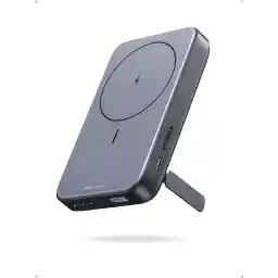 UGREEN Wireless Power Bank 10000mAh, Magsafe Portable Charger with Kickstand Magnetic, Designed for MagSafe Battery Pack, PD 20W USB-C Fast Charging Portable Chargerfor iPhone 17-12 Series, Space Grey