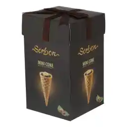 شکلات پذیرایی مخروطی با فرآورده کاکائویی و فندق سوربن - 240 گرم