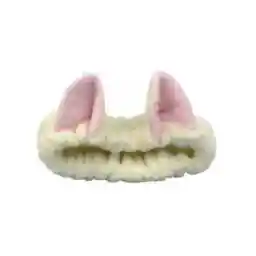 هدبند زنانه طرح خرگوش - لیمویی روشن