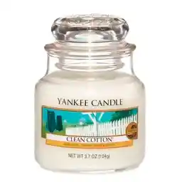 شمع کوچک ینکی کندل مدل پارچه تمیز خوشبو