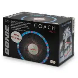 توپ پینگ پنگ دونیک کوچ +40 پلاستیکی درجه 1 بسته 120 عددی HGH | بدون رنگ