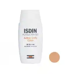 فلوئید ضدآفتاب رنگی ایزدین SPF50 مدل Active Unify ‌مناسب انواع پوست، حجم 50 میلی‌لیتر