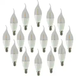 لامپ ال ای دی 7 وات نمانور مدل اشکی پایه E14 بسته 16 عددی