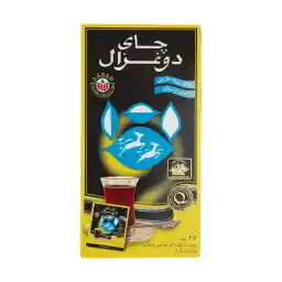 چای کیسه ای دو غزال مدل Earl Grey-1 بسته 25 عددی