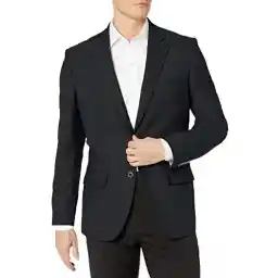 Amazon Essentials Men's Long-Sleeve Classic-Fit Button-Front Stretch Blazer