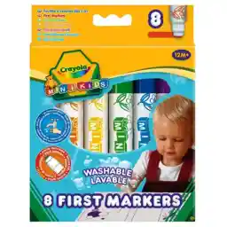 ماژیک رنگ آمیزی کرایولا مدل First Markers - بسته 8 رنگ