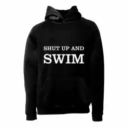 هودی ورزشی شنا فشن لاین SWM 16 | مشکی/سفید