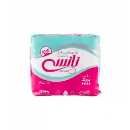 نوار بهداشتی بالدار فلاف نازک کتان بزرگ 10 عددی | نانسی