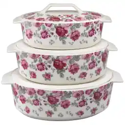 ظرف پخت و پز هوم کینگ مدل HK-8-2430 بسته 3 عددی