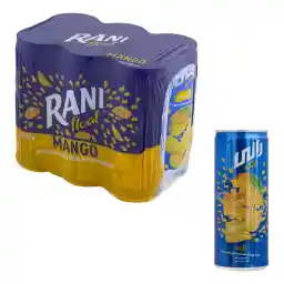 نوشیدنی انبه حاوی تیکه های واقعی میوه رانی - 240 میلی لیتر بسته 6 عددی