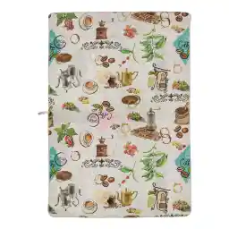 فرش پارچه ای ایپک مدل آشپزخانه کد jp015 زمینه کرم