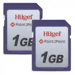 کارت حافظه SD هوگل مدل Point 2 Point 1 G کلاس 10 استاندارد UHS-I U3 سرعت 100MBps ظرفیت 1 گیگابایت بسته 2 عددی