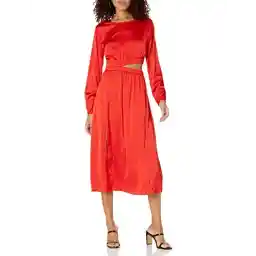 لباس میدی آستین بلند زنانه ژاکوب مدل Drop