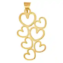 آویز گردنبند طلا 18 عیار رزا مدل N045