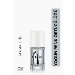 Flormar Yoğun Pigmentli Parlak Oje (ŞEFFAF) - Full Color Nail Enamel - Fc36 Crystal Glam - 8690604313266