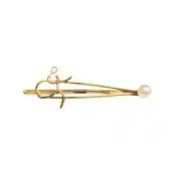 سنجاق سر طرح تنیس تک مروارید مدل ZV 146