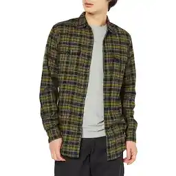 پیراهن آستین بلند دو جیب معمولی مردانه Amazon Essentials