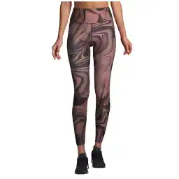 22578-386 Marbles High Waist Kahverengi Dar Desenli Kadın Tayt