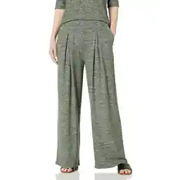 شلوار گشاد چین دار بافتنی زنانه آمازون Essentials (مراسم قبلی روزانه)