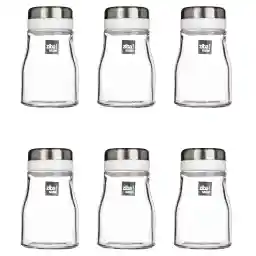 جا ادویهای استیل زیباسازان مدل پینگو کد 11112 بسته 6 عددی