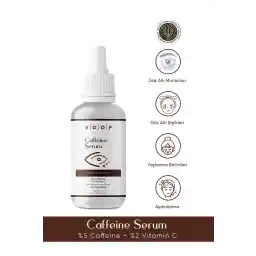 سرم دور چشم VOOP کافئین - 30 میلی لیتر | ضد بنفش زیر چشم و پف (5% کافئین + 2% ویتامین C)