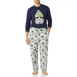 Amazon Essentials Disney | Marvel | Star Wars Men's Flannel Pajama Sleep Sets