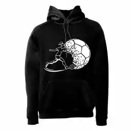 هودی ورزشی فوتبال فشن لاین FTBL 04 | مشکی/سفید
