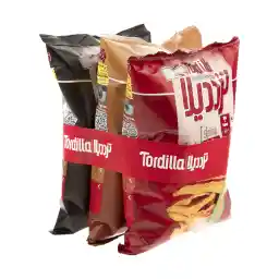 چیپس ذرت ترددیلا بسته 3 عددی