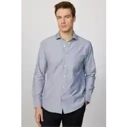 پیراهن مردانه یقه راه راه راه راه راحت و راحت Tudors Classic Fit