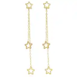 گوشواره طلا 18 عیار رزا مدل EG112